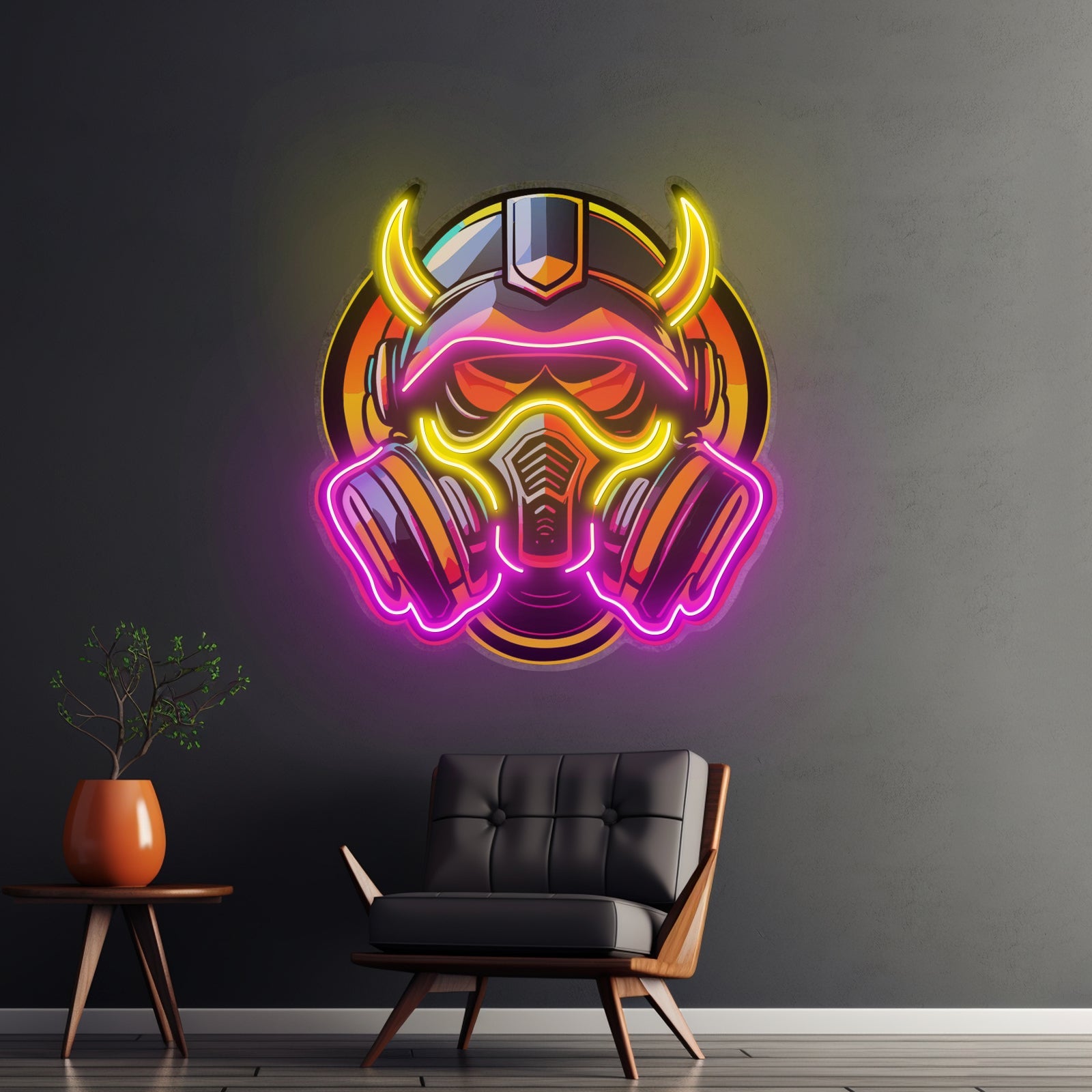 Geometric Cube Color Led Neon Signs Wall Art - Shineneon