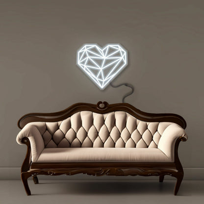 Geometric Heart Led Neon | Shineneon