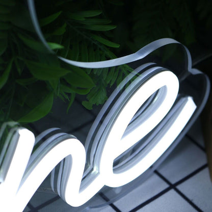 Georgia Caroline White Led Neon Sign - Shineneon