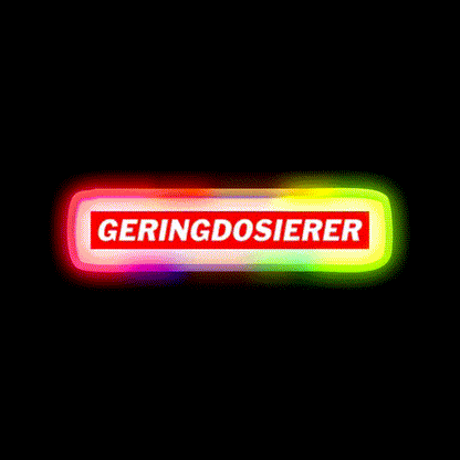 Geringdosierer Deutsche Memes Gym Fitness Led Neon Sign Rgb Color