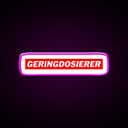 Geringdosierer Deutsche Memes Gym Fitness Led Neon Sign Rgb Color