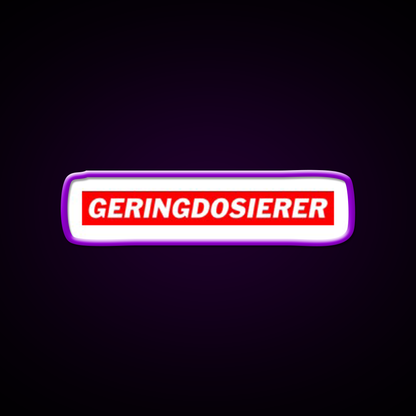 Geringdosierer Deutsche Memes Gym Fitness Led Neon Sign Rgb Color