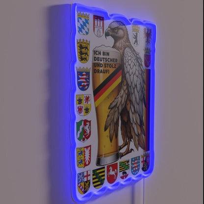 German Proud Rgb Led Neon Sign - Shineneon