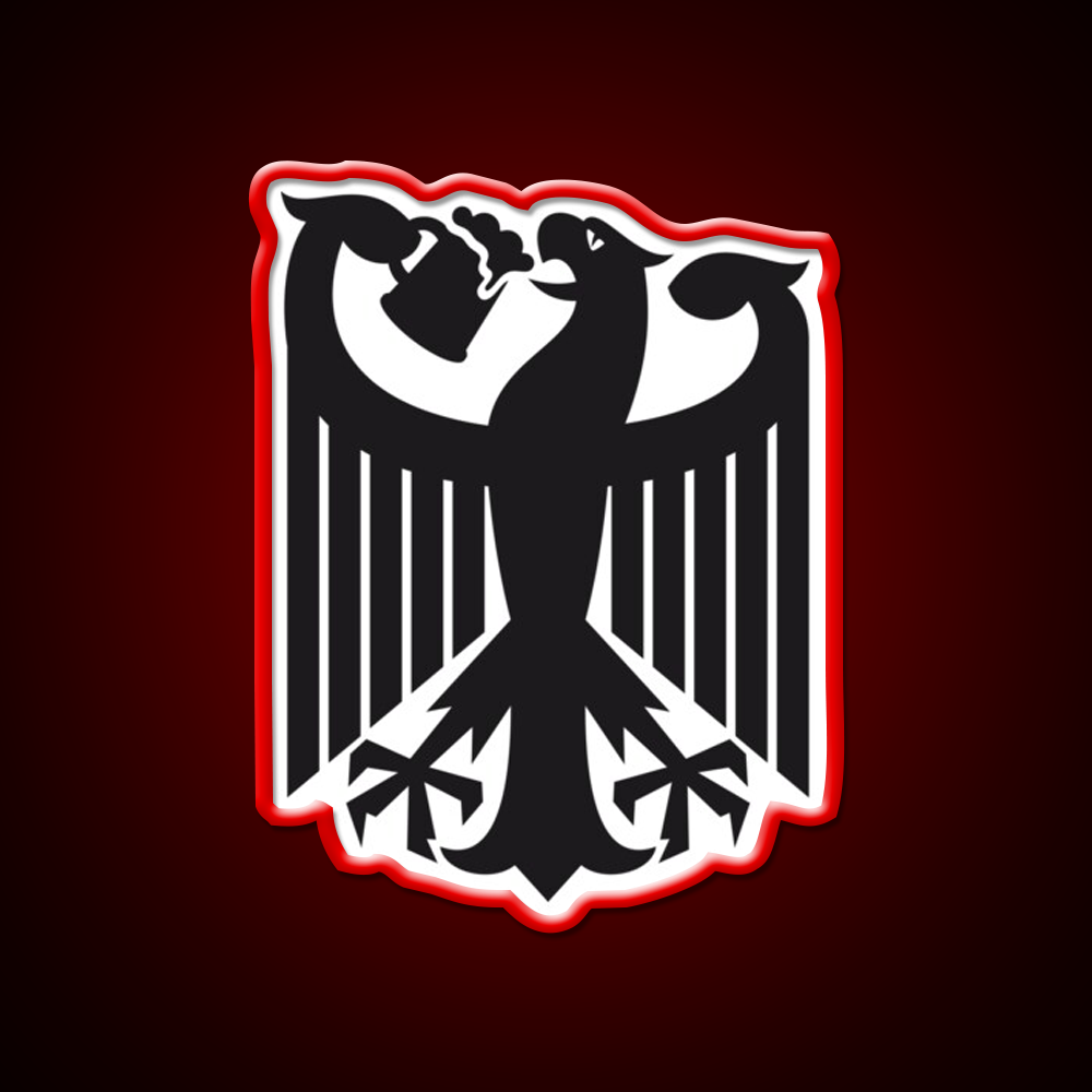 Germany Coat Of Arms Eagle Beer Bar Decor Led Neon Sign Rgb Color - LED neon sign view 10