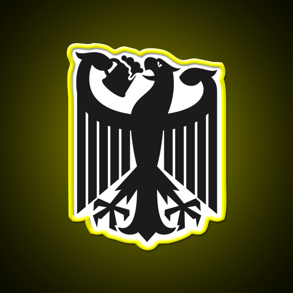 Germany Coat Of Arms Eagle Beer Bar Decor Led Neon Sign Rgb Color - LED neon sign view 7