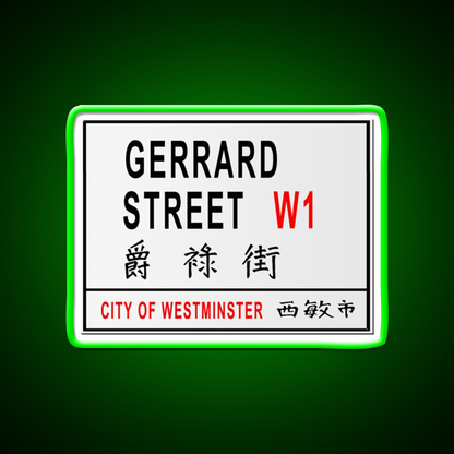 Gerrard Street China Town London Sign Asian Cultural Led Neon Sign Rgb Color - LED neon sign view 8