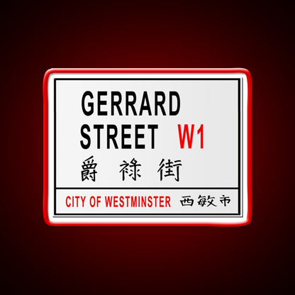 Gerrard Street China Town London Sign Asian Cultural Led Neon Sign Rgb Color - LED neon sign view 10