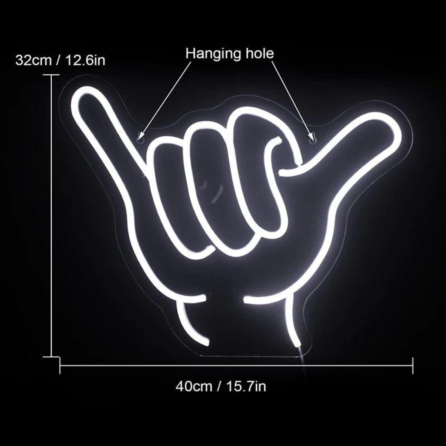 Gesture Encourage Praise Affortable LED Neon Sign - Shineneon