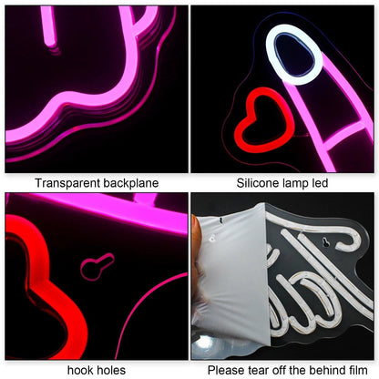 Gesture With Love Heart Affortable LED Neon Sign - Shineneon