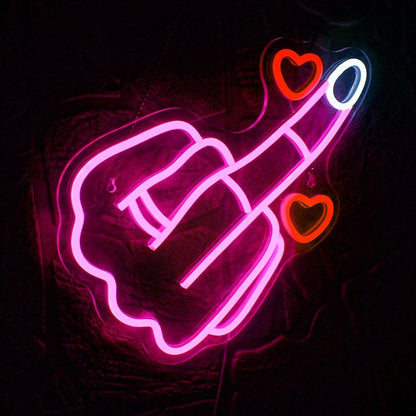 Gesture With Love Heart Affortable LED Neon Sign - Shineneon