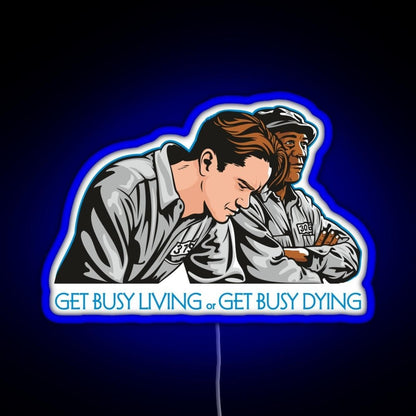 Get Busy Living Rgb Led Neon Sign Pop Wall Art - Shineneon