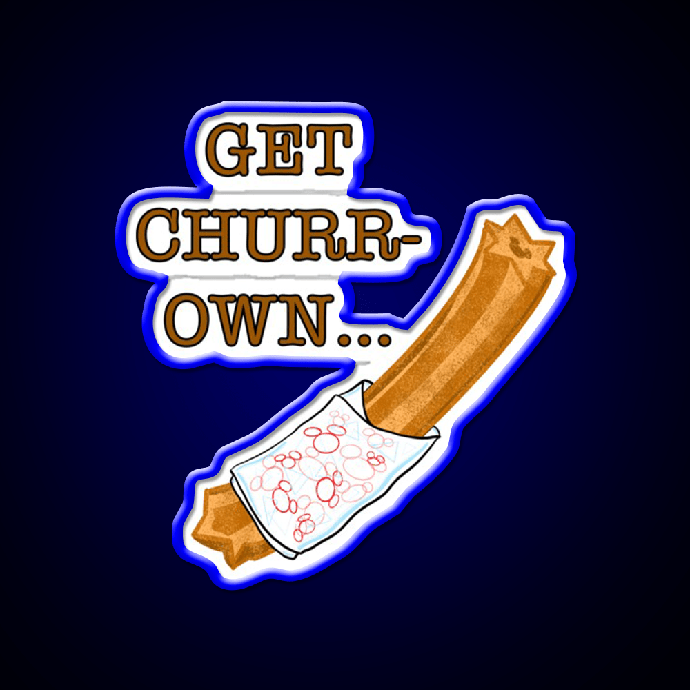 Get Churr Own Snack Food Led Neon Sign Rgb Color - Shineneon
