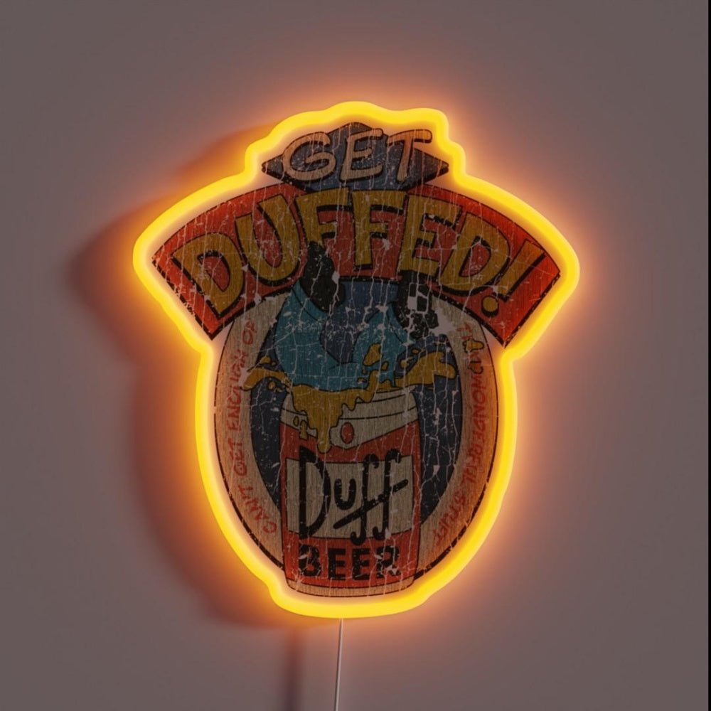 Get Duffed Rgb Led Neon Sign - Shineneon