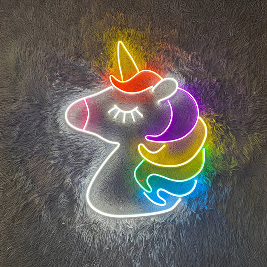 Get Enchanted With A Rainbow Unicorn Neon Sign Perfect Custom Gifts