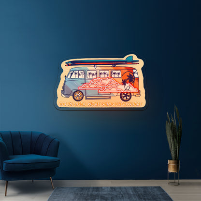 Ghost Dog With Pumpkin Led Neon Sign Light Custom Led Signs