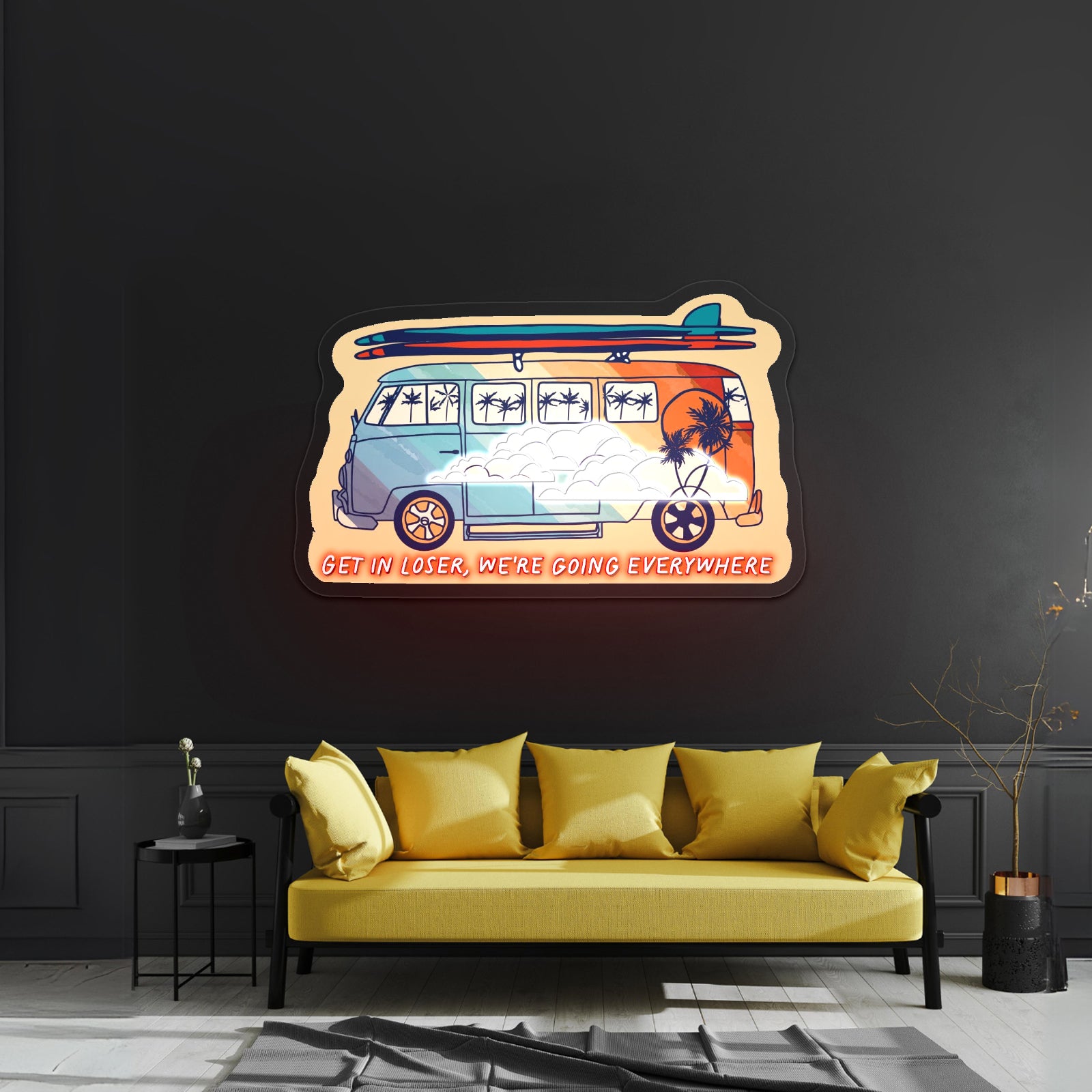 Ghost Dog With Pumpkin Led Neon Sign Light Custom Led Signs