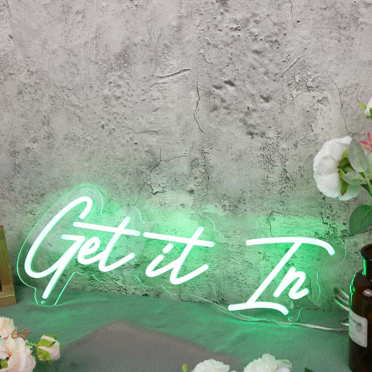 Get It In Green Led Neon Sign - Shineneon