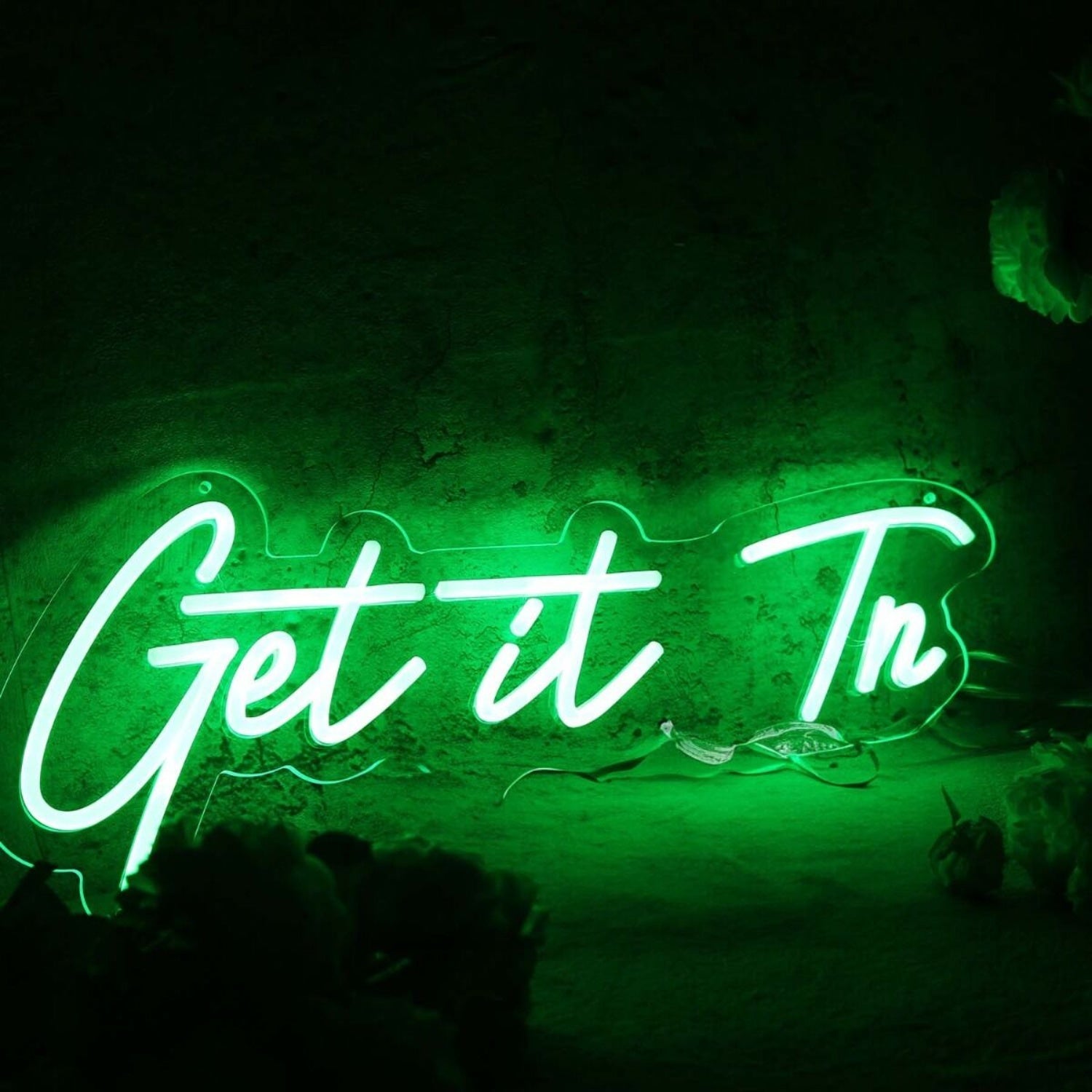 Get It In Green Led Neon Sign - Shineneon