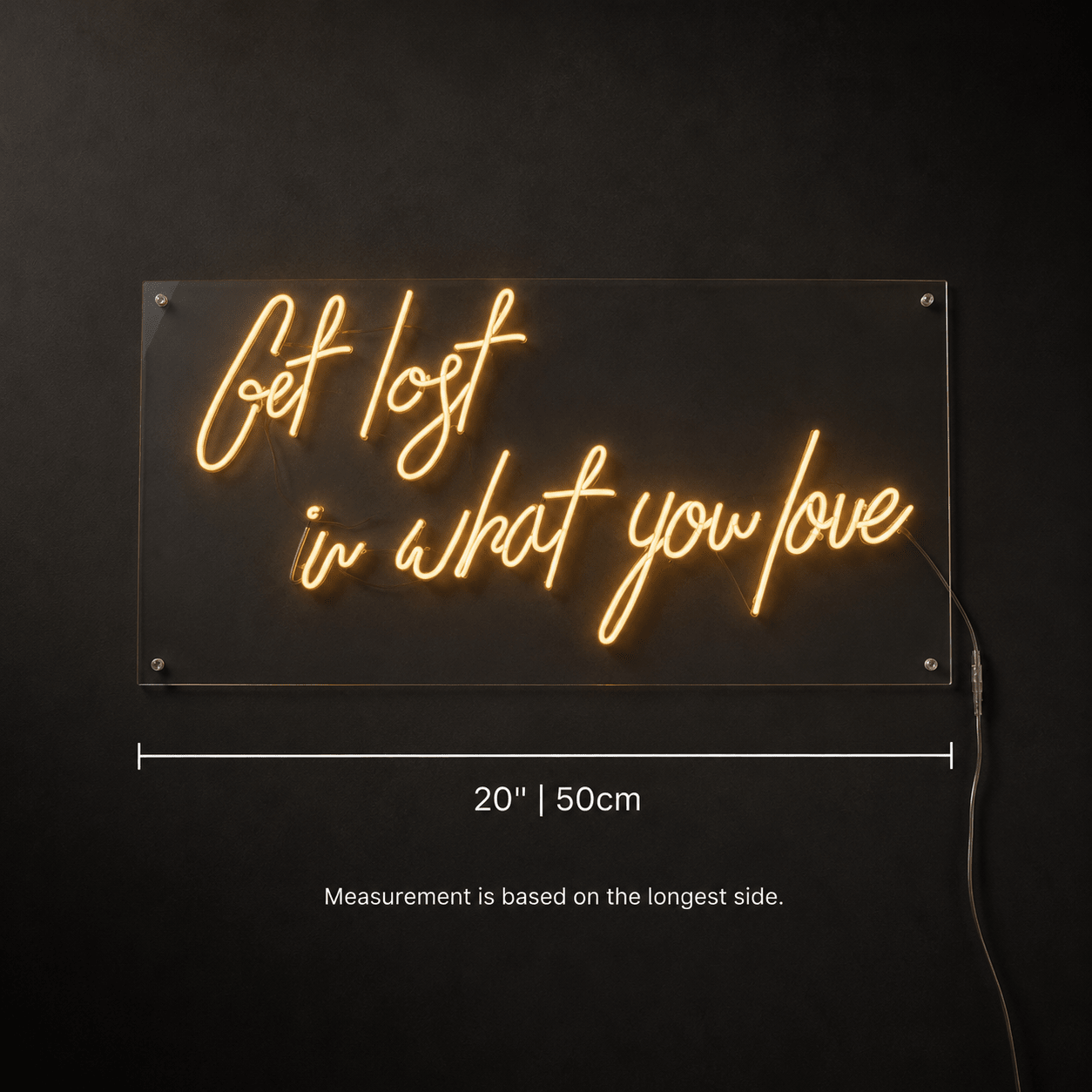 Get Lost In What You Love LED Neon Sign Wall Neon Sign - Shineneon