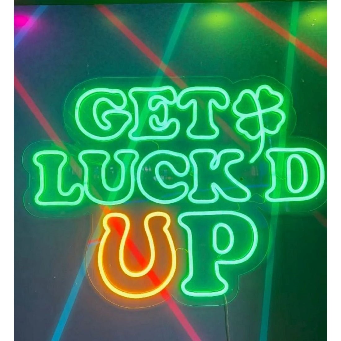 Get Luckd Up Led Sign Business Neon Sign - Shineneon