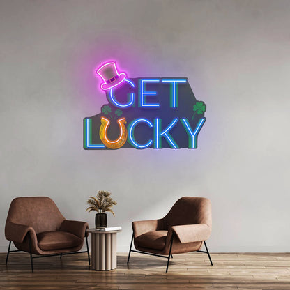 Get Lucky Saint Patrick Day Led Signs