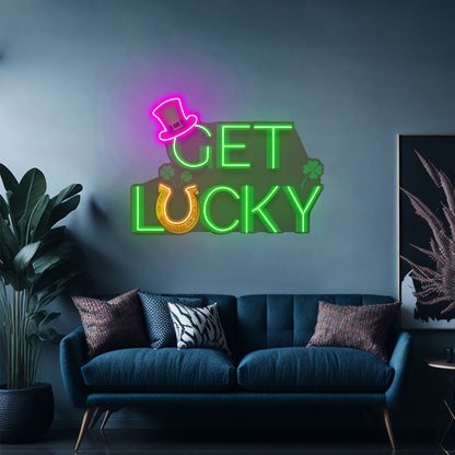 Get Lucky Saint Patrick Day Led Signs