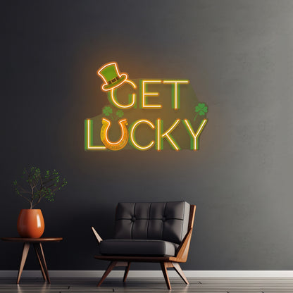 Get Lucky Saint Patrick Day Led Signs