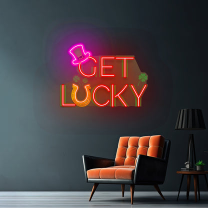 Get Lucky Saint Patrick Day Led Signs