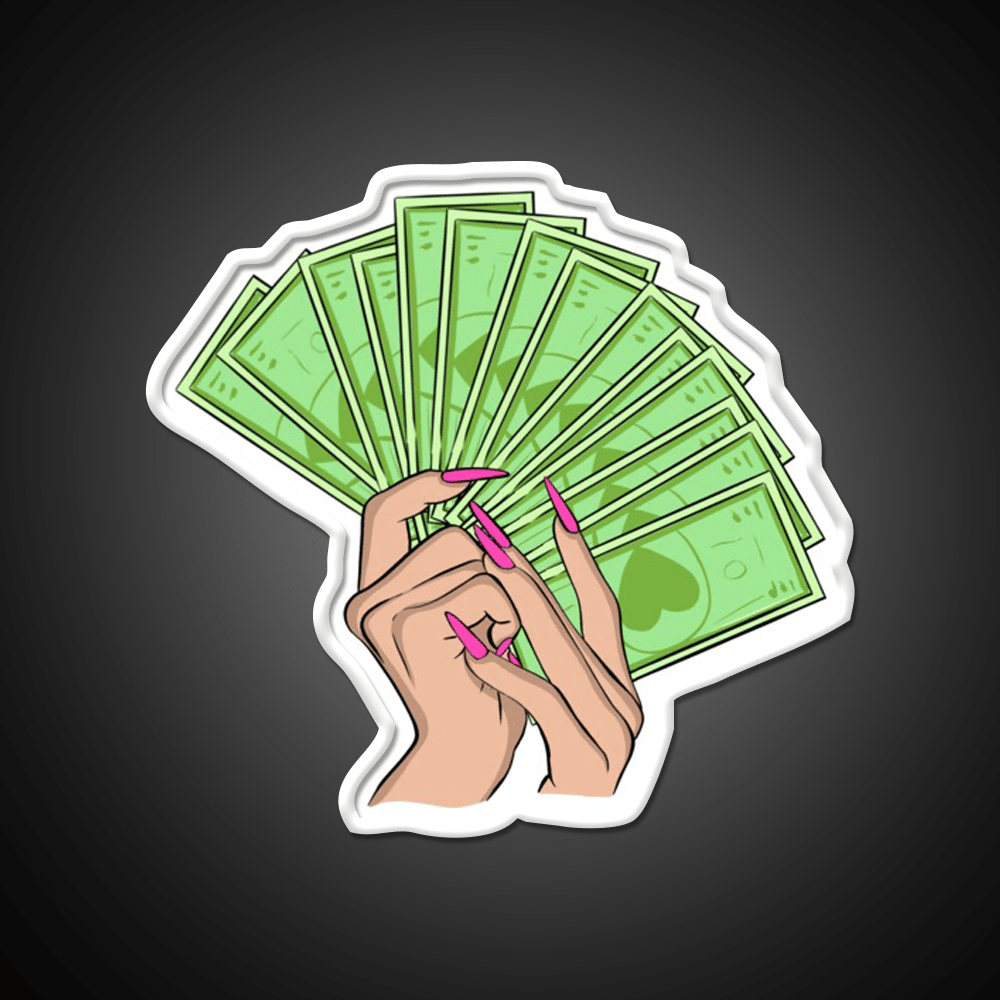 Get Money Nail Salon Led Neon Sign Rgb Color - Shineneon