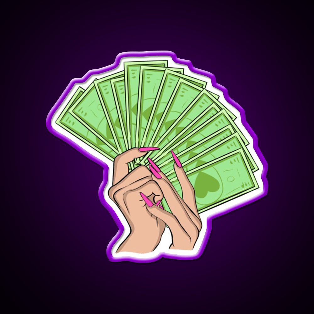 Get Money Nail Salon Led Neon Sign Rgb Color - Shineneon