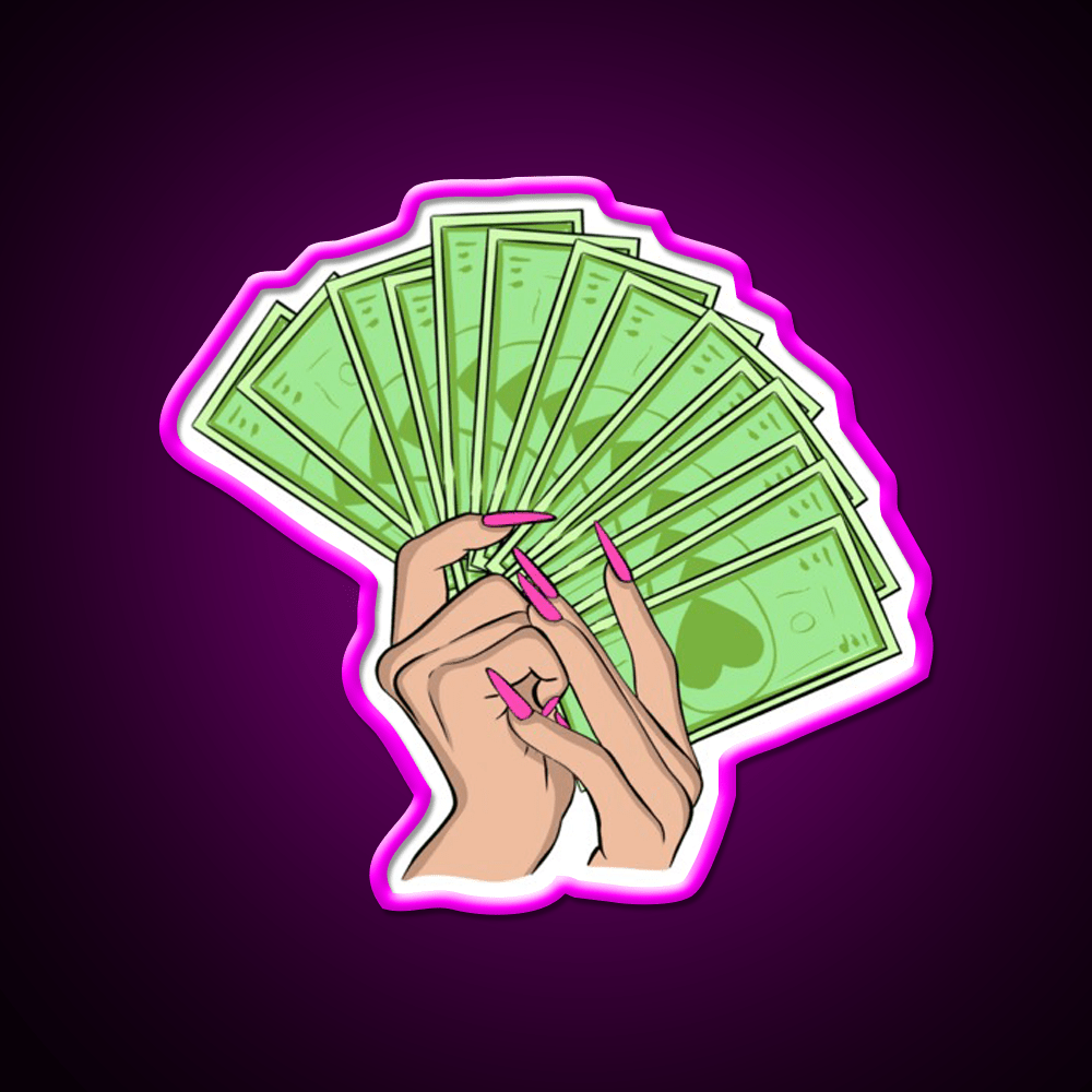 Get Money Nail Salon Led Neon Sign Rgb Color - Shineneon