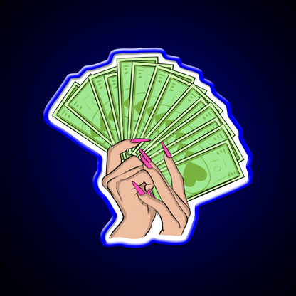 Get Money Nail Salon Led Neon Sign Rgb Color - Shineneon