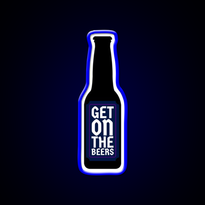 Get On The Beer Man Cave Bar Led Neon Sign Rgb Color - LED neon sign view 5