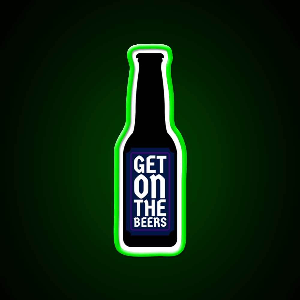 Get On The Beer Man Cave Bar Led Neon Sign Rgb Color - LED neon sign view 8