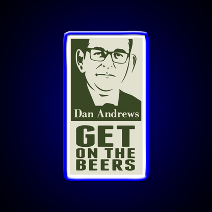 Get On The Beers Beer Bar Decor Led Neon Sign Wall Decor Rgb Color - LED neon sign view 5