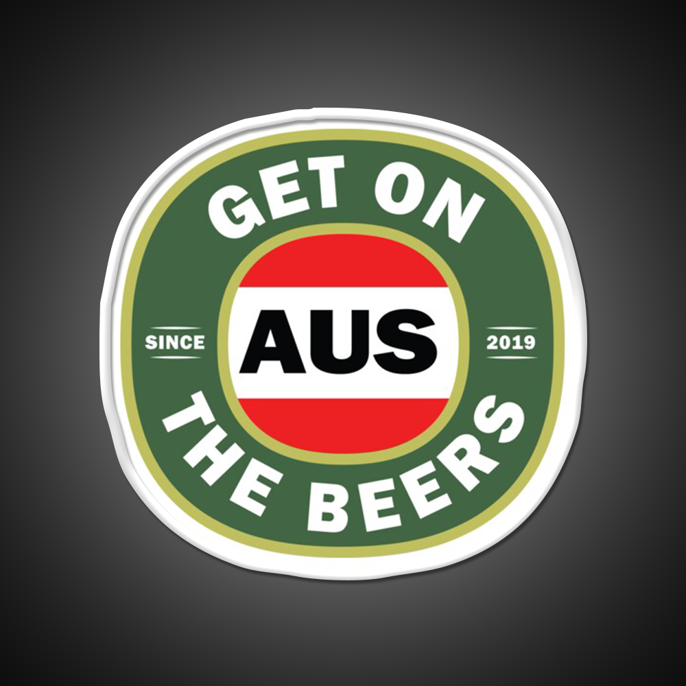 Get On The Beers Beer Bar Decor Led Neon Sign Rgb Color - LED neon sign view 11