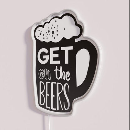 Get On The Beers Daniel Andrews Rgb Led Neon Sign - Shineneon
