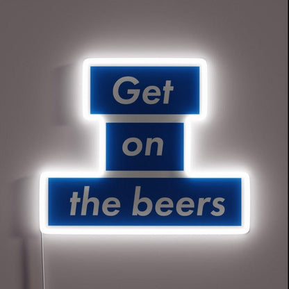 Get On The Beers Rgb Led Neon Sign - Shineneon