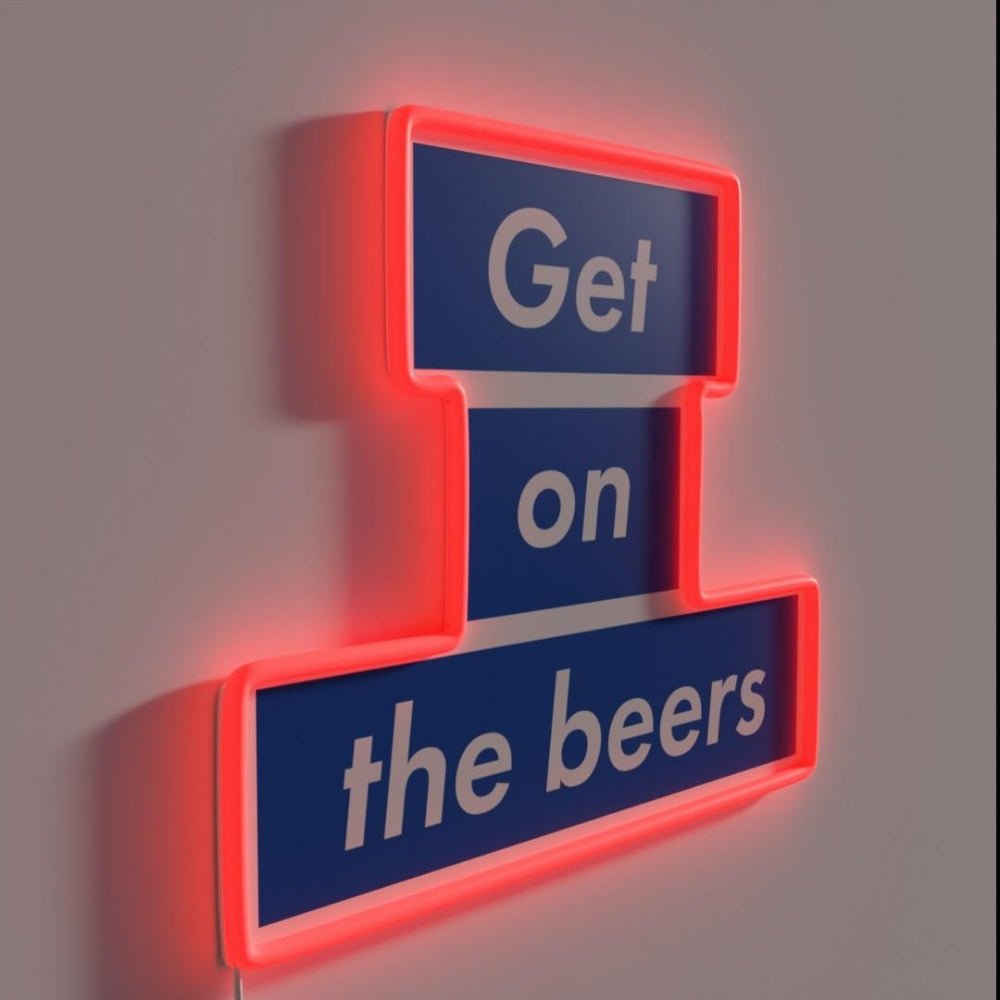 Get On The Beers Rgb Led Neon Sign - Shineneon