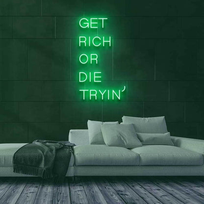 Get Rich Led Neon Sign | Shineneon