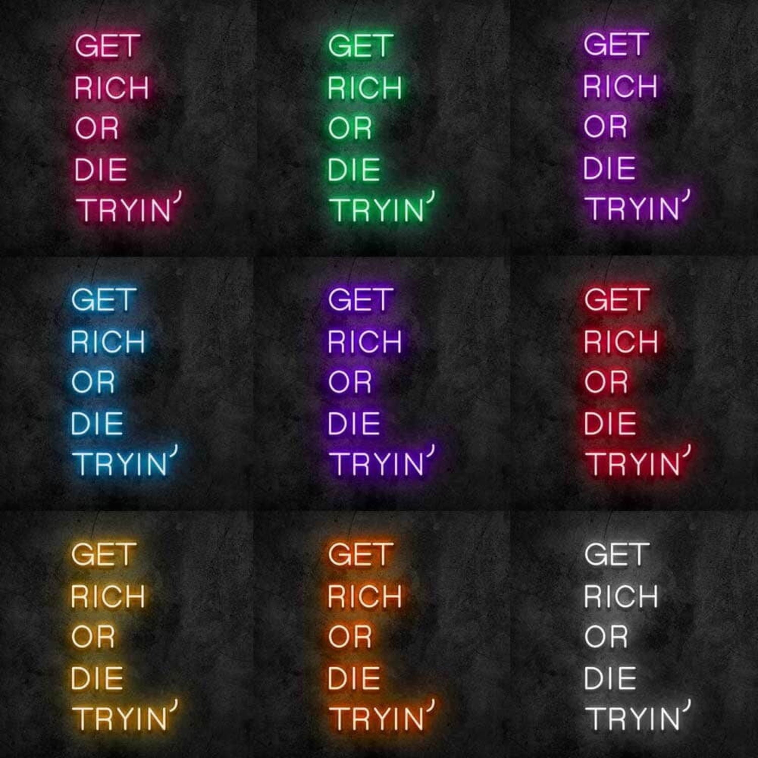 Get Rich Led Neon Sign | Shineneon