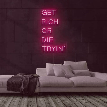 Get Rich Led Neon Sign | Shineneon