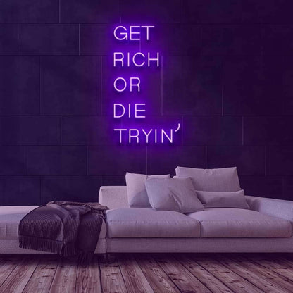Get Rich Led Neon Sign | Shineneon