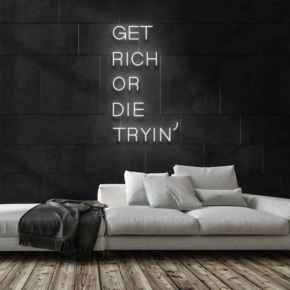 Get Rich Led Neon Sign | Shineneon
