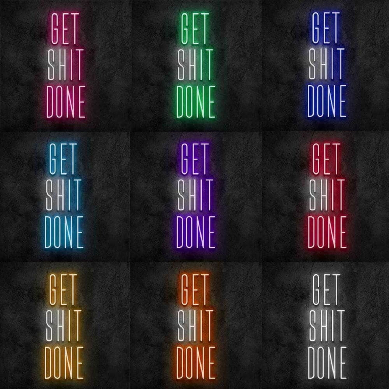 Get Shit Done Led Neon Sign | Shineneon
