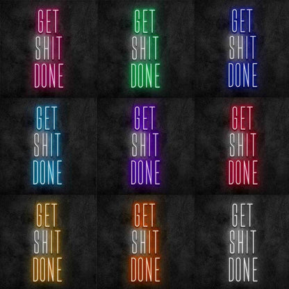 Get Shit Done Led Neon Sign | Shineneon