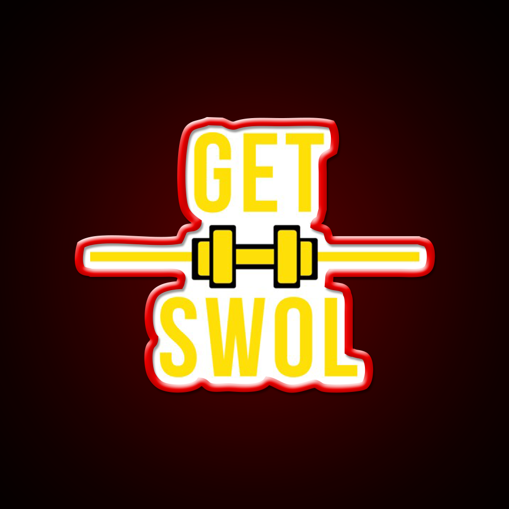 Get Swol Gym Fitness Led Neon Sign Rgb Color