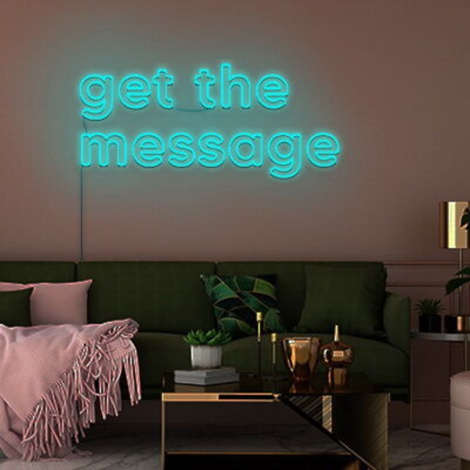 Get The Message Led Neon Sign Make A Bold Statement - Shineneon