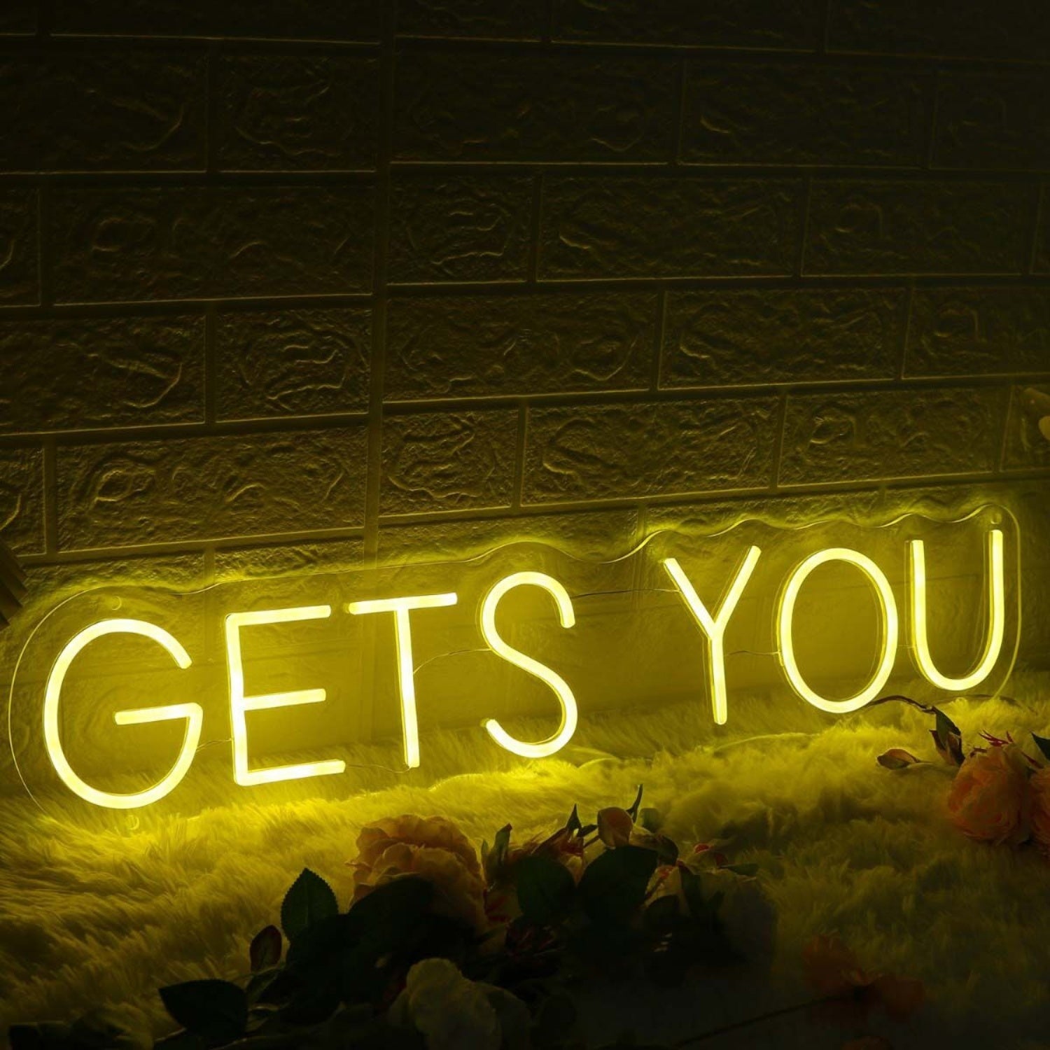 Gets You Yellow Led Neon Sign - Shineneon