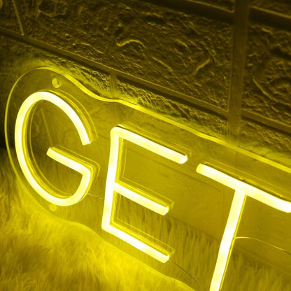 Gets You Yellow Led Neon Sign - Shineneon